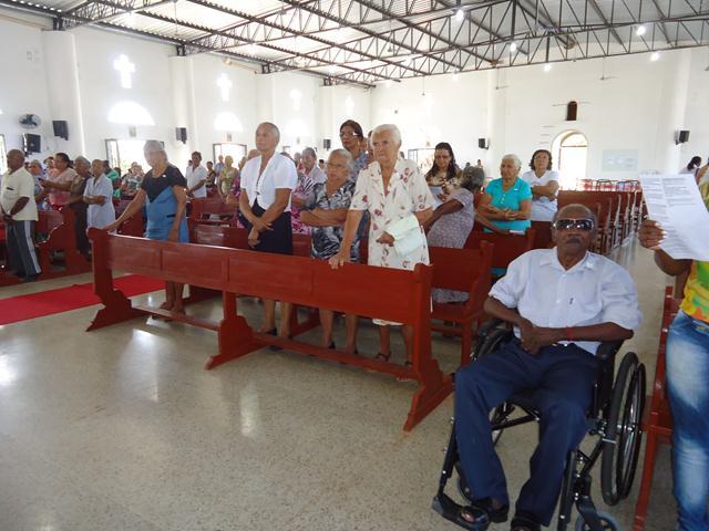 Foi realizada a tradicional Missa pelos Anciãos e Enfermos em Ipiranga