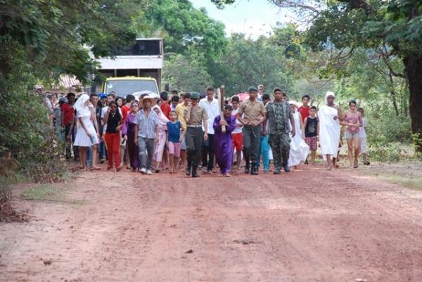 Encenação do Martírio de Jesus Cristo é Realizado no Brejo da Fortaleza - Imagem 48