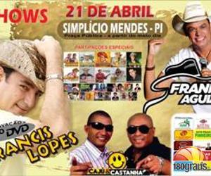 Gravação do 6ºDVD de Francis Lopes em Simplício Mendes.