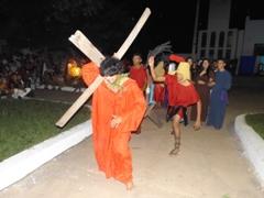 Encenação da Paixão de Cristo com Teatro, Liturgia e muita emoção.