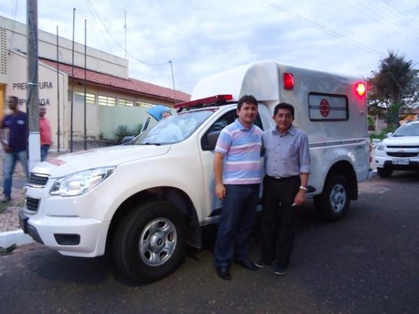 A Cidade de Ipiranga ganhou mais uma Ambulância - Imagem 1