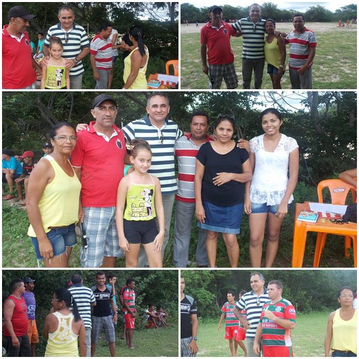 Prefeito Bernildo Val prestigia final de torneio de futebol no povoado Vila Nova