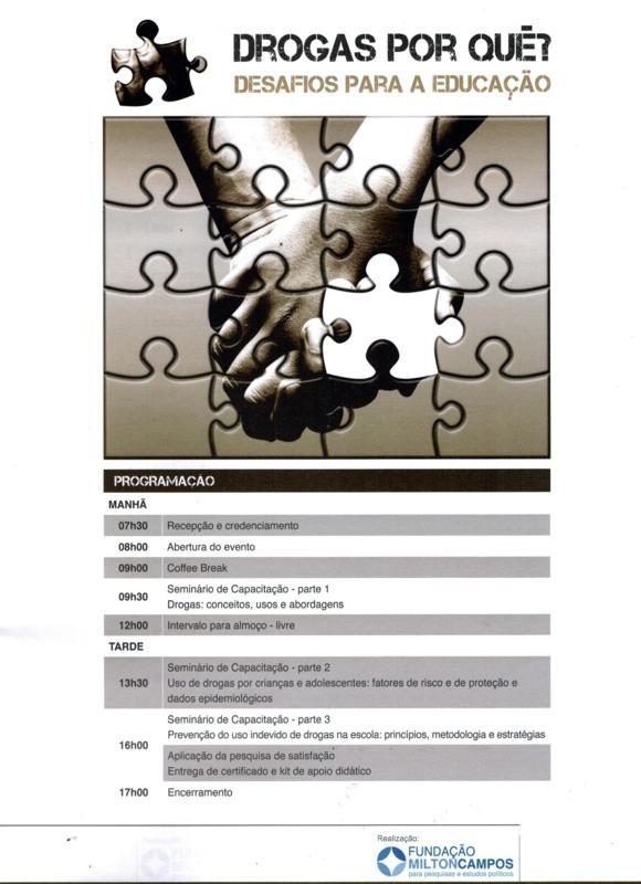 Acontecerá seminário sobre drogas em Elesbão Veloso, leia  - Imagem 2