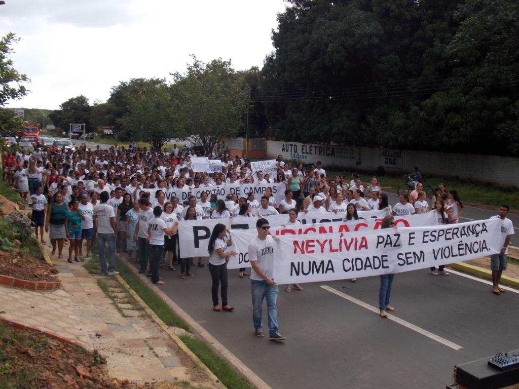 Caso Neylivia I: Familiares e amigos de Neylivia Costa fazem caminhada pedindo por PAZ e JUSTIÇA 