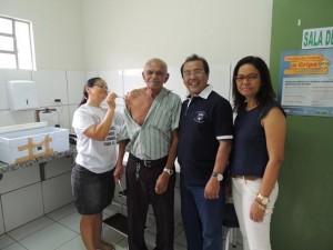 O dia “D” de vacinação contra a gripe em Água Branca