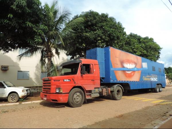 Chegou em  Barra D’Alcântara o caminhão odontológico do projeto Odonto SESC. - Imagem 5