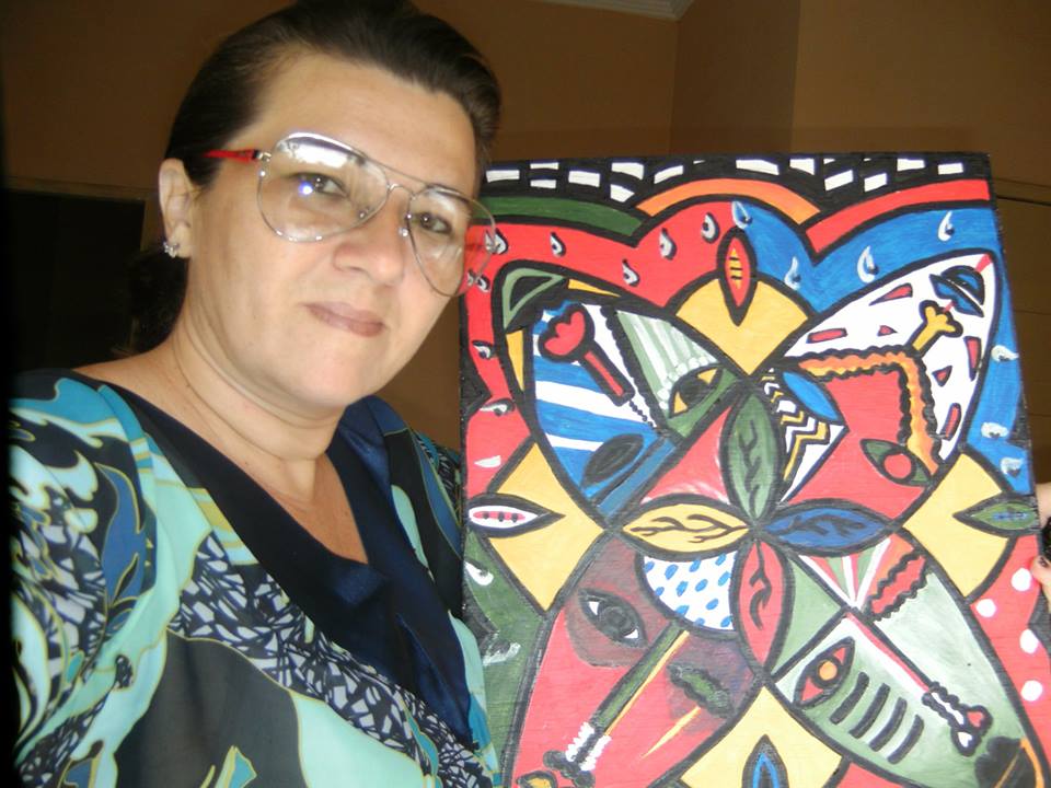 Artista Plástica dar palestra sobre pinturas e artes