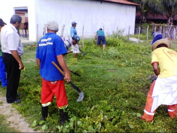 Prefeito Realiza mutirão de limpeza nas principais via de Boa Hora - Imagem 3