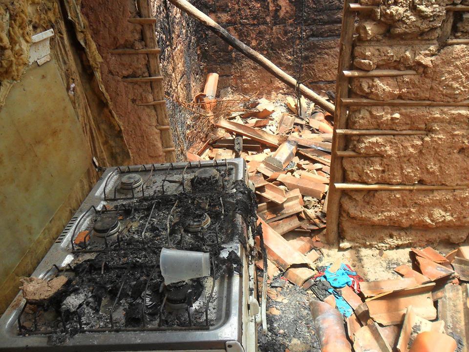 Família perde tudo em incêndio