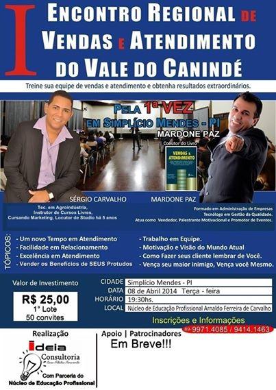 Mardone Paz faz palestra motivacional em vendas 