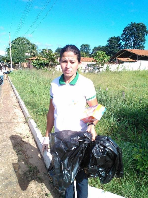 Secretaria Municipal de Saúde de São Félix-PI realizou mutirão de conscientização contra a dengue - Imagem 5