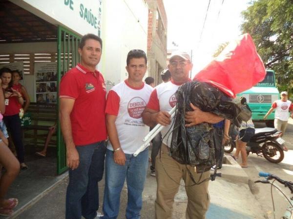 Secretaria Municipal de Saúde de São Félix-PI realizou mutirão de conscientização contra a dengue - Imagem 3