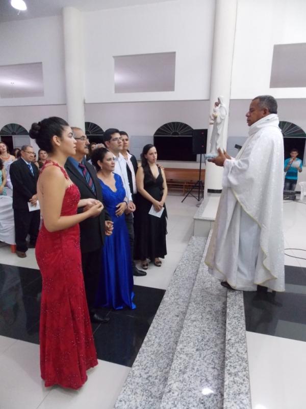 Missa de Ação de Graças pelas Bodas de Prata do casal Carlão Quaresma e Francisca Leão - Imagem 23