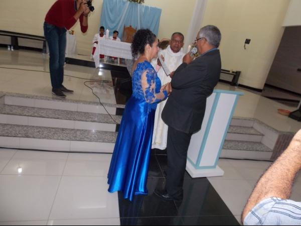 Missa de Ação de Graças pelas Bodas de Prata do casal Carlão Quaresma e Francisca Leão - Imagem 11