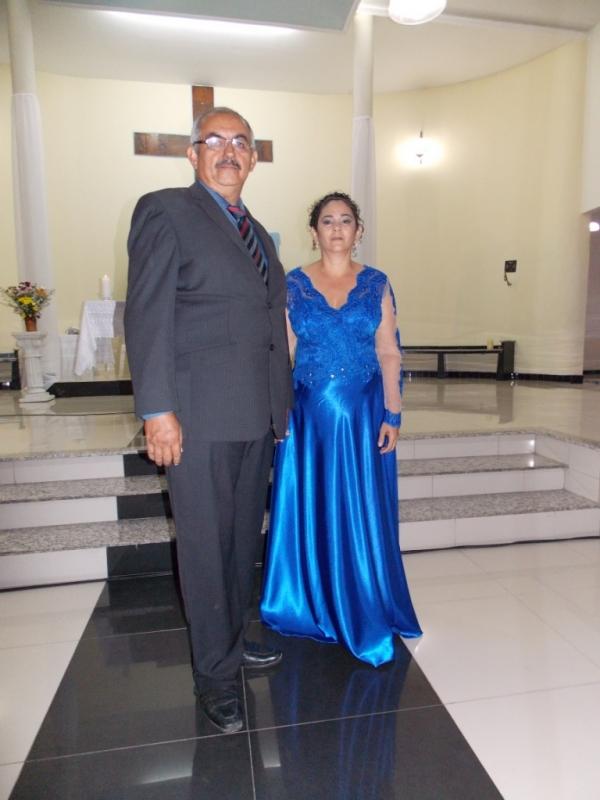 Missa de Ação de Graças pelas Bodas de Prata do casal Carlão Quaresma e Francisca Leão - Imagem 7