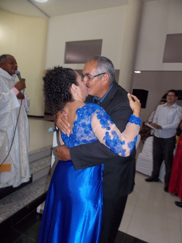 Missa de Ação de Graças pelas Bodas de Prata do casal Carlão Quaresma e Francisca Leão - Imagem 13