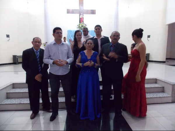 Missa de Ação de Graças pelas Bodas de Prata do casal Carlão Quaresma e Francisca Leão - Imagem 24