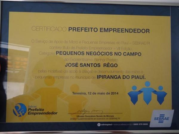 Prefeito Dr.Zé Maria Recebe Prêmio Prefeito Empreendedor do Sebrae - Imagem 5