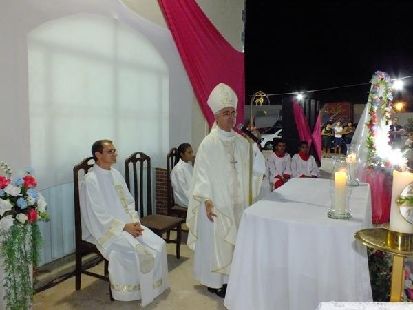 Bispo Dom Plínio Celebra Missa/novena em Homenagem a Nossa Senhora de Fátima na Comunidade Buriti Grande - Imagem 9