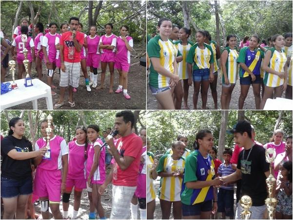 Canto da Palmeira é campeã do 1º Campeonato Society feminino da Malhada do Meio