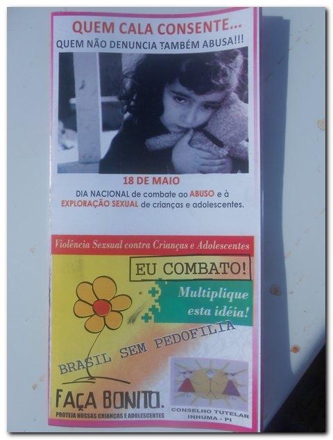 Caminhada em Prol o dia 18 de Maio, dia de Combate ao Abuso e a Exploração Sexual de Crianças e Adolescentes - Imagem 50
