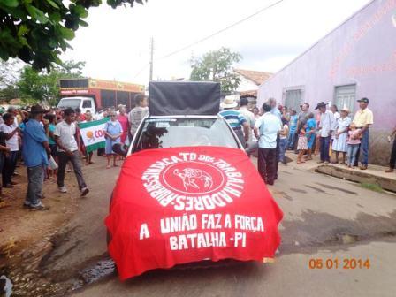 Comemoração do Dia do Trabalho na cidade de Batalha