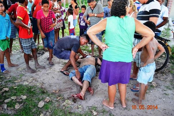 Colisão entre motos deixa dois homens feridos na cidade de Boa Hora-PI