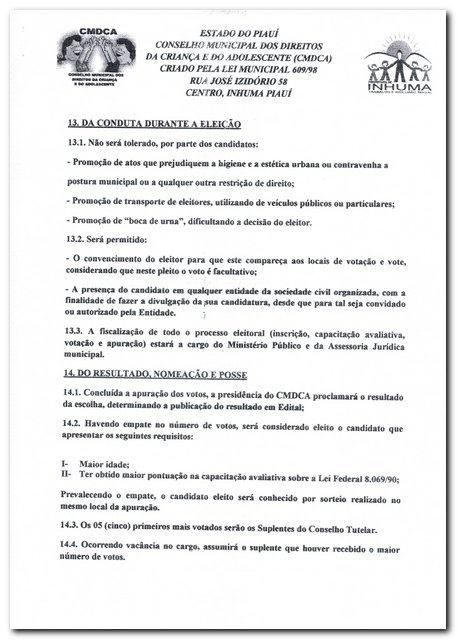 Edital nº 01/2014 - Eleição Suplementar do Conselho Tutelar - Imagem 8