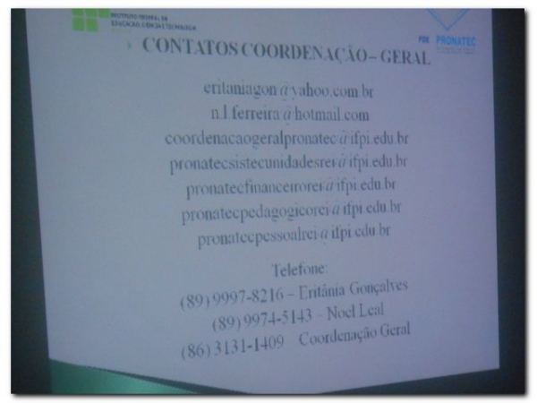Aula Inaugural Curso PRONATEC/IFPI- Ingles Básico e Agente de Alimentação Escolar - Imagem 21
