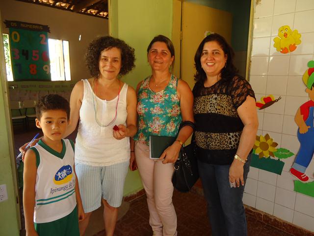 Formadora do Projeto Brincar visitou a Cidade de Ipiranga