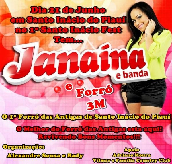Janaina e Banda em Santo Inácio 21 de Junho   - Imagem 1