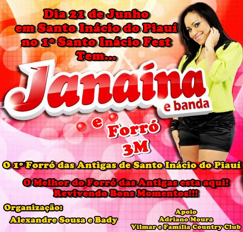 Janaina e Banda em Santo Inácio 21 de Junho  