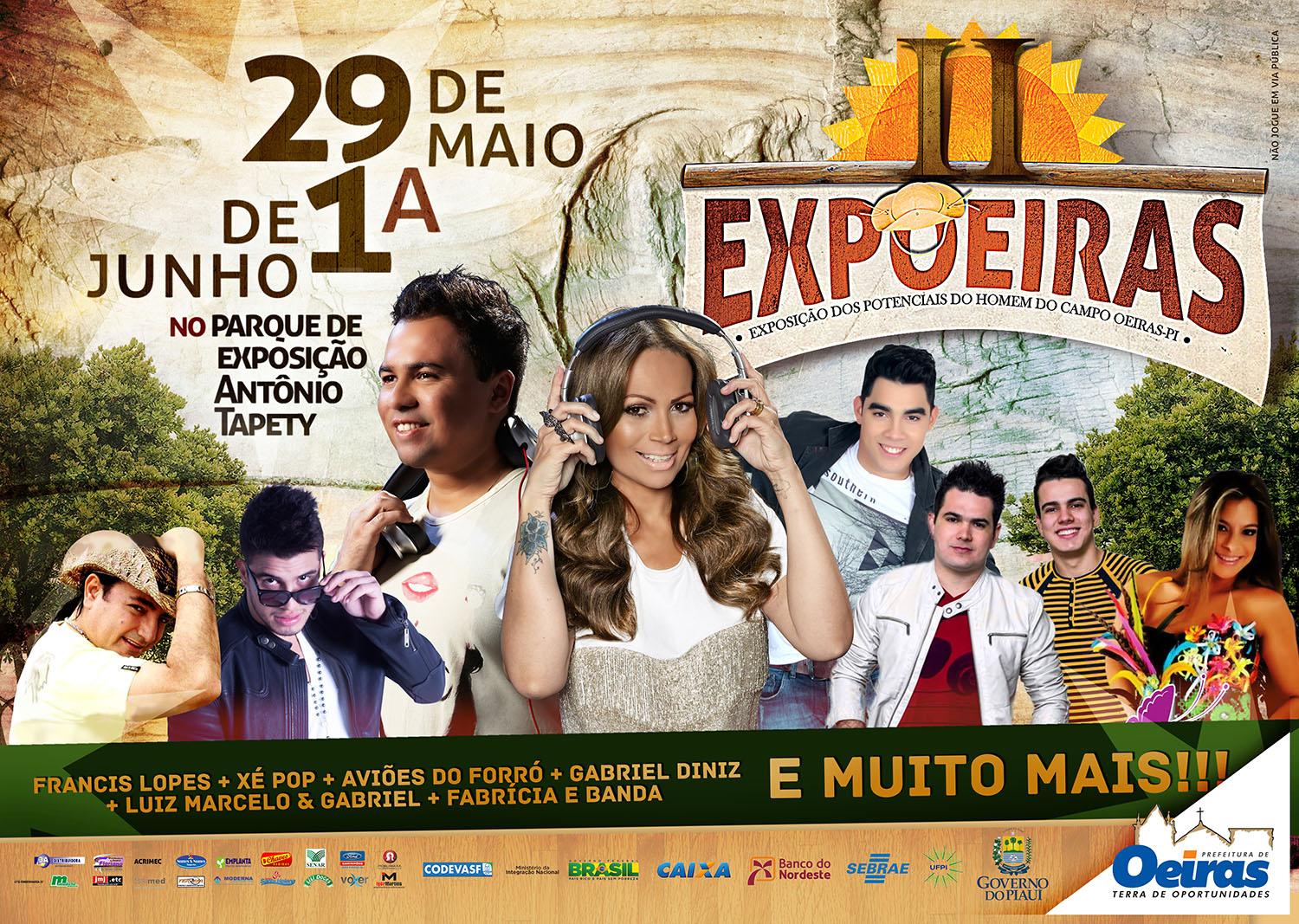 EXPOEIRAS será aberta oficialmente nesta quinta-feira 29