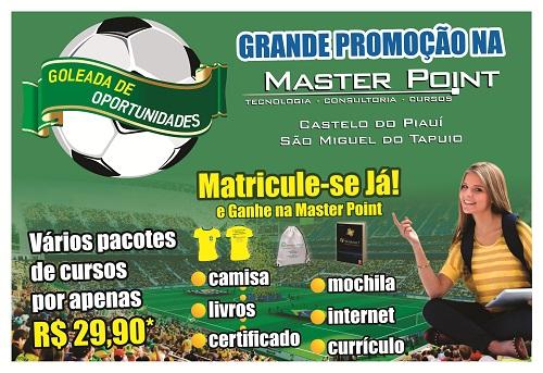 Masterpoint Informática lança promoção “Uma goleada de oportunidades”