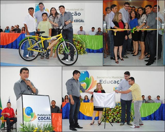 Rubens Vieira inaugura construção de auditório reforma e ampliação de prédios da educação