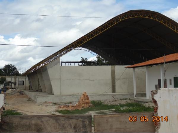 Primeiro Ginásio Poliesportivo de Boa Hora já começa a ser concluído. - Imagem 10