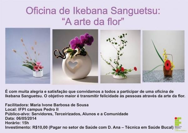 IFPI de Pedro II promoverá oficina de Ikebana Sanguetsu - A Arte da Flor - Imagem 1