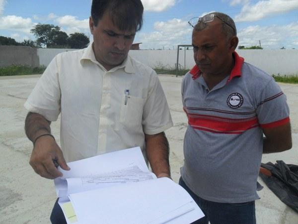 Engenheiro da Caixa Visita obra em Lagoinha do Piauí - Imagem 1