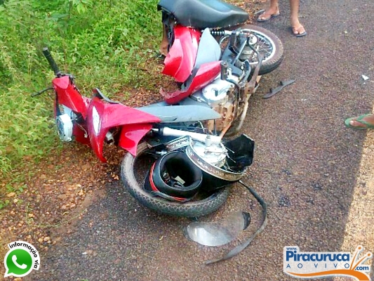 Acidente entre carro e moto deixa uma vítima fatal na PI-110 em Piracuruca