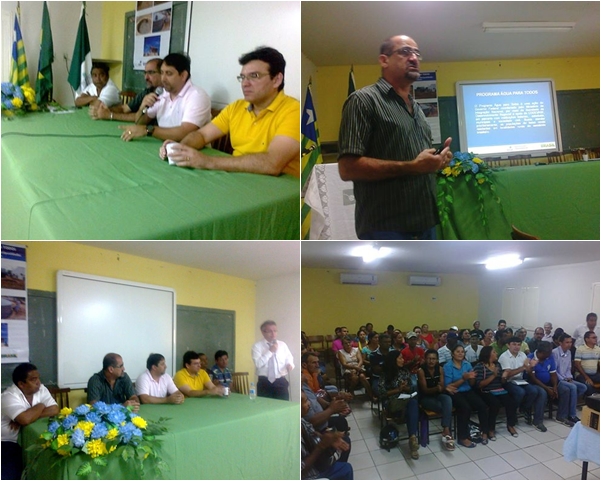 Prefeito de Esperantina e Dep. Marllos Sampaio participam de reunião sobre Implantação de Cisternas no município 