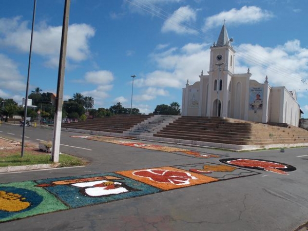  Dia 19 de  Junho dia de corpus christi Com um Lindo Tapete  em Batalha  - Imagem 5