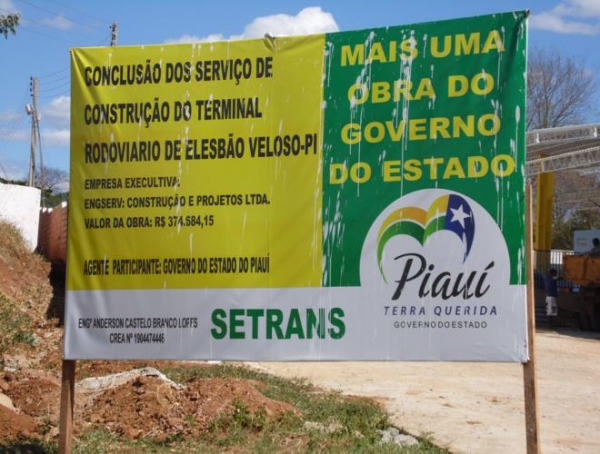 Terminal Rodoviário de Elesbão Veloso em fase de conclusão  - Imagem 2