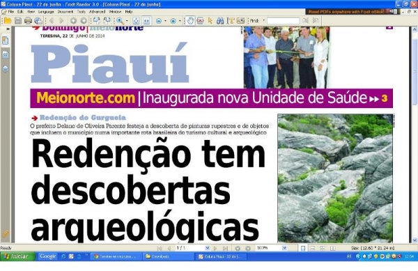 Descoberta arqueológica em Redenção repercute na imprensa escrita do Nordeste  - Imagem 1