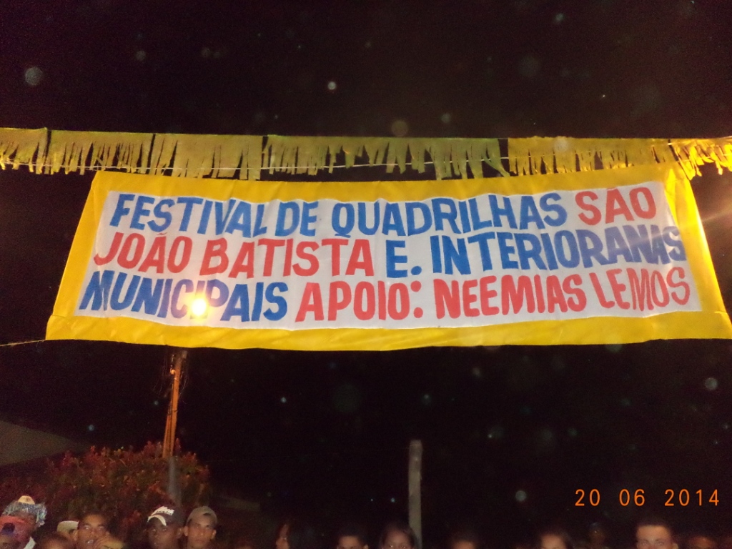 Primeiro Festival de Quadrilhas são João Batista  realizada na zona rural de Cristalândia