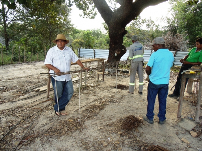 Prefeito visita as obras do matadouro e do 3º ginásio coberto de Boa Hora - Imagem 10