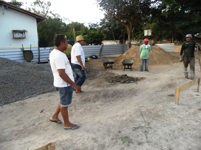 Prefeito visita as obras do matadouro e do 3º ginásio coberto de Boa Hora - Imagem 8