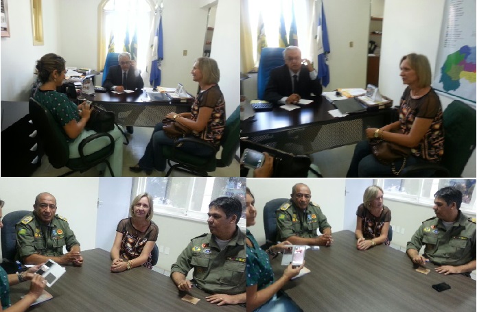 Prefeita Ema Flora pede mais segurança para o Secretário do Estado