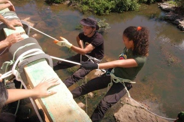 GAV inova ao realizar 1 º treino de rapel - Imagem 1