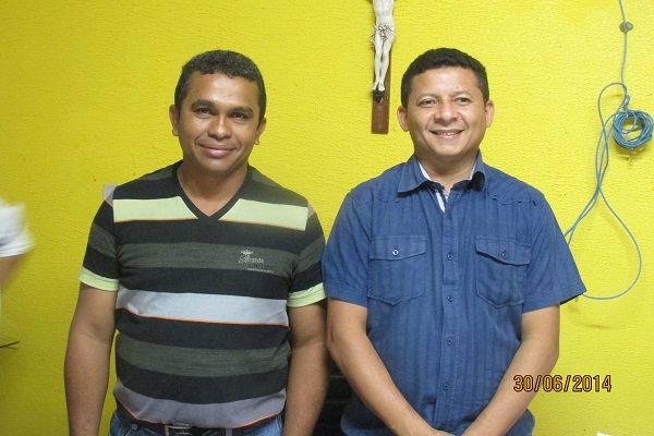 Manin Geronço e Raimundo do PT acabaram de empossar as novas secretárias 