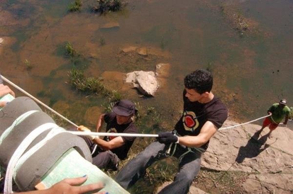 GAV inova ao realizar 1 º treino de rapel - Imagem 2